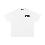 *Area Code Series* SEATTLE 206 Essential Pure Cotton T-Shirt