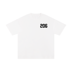 *Area Code Series* SEATTLE 206 Essential Pure Cotton T-Shirt