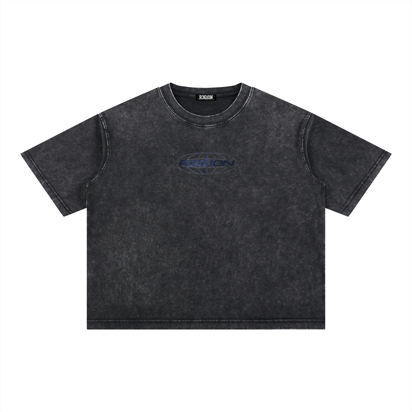 Mineral Wash Boxy Cotton T-Shirt (R3 WRLD)