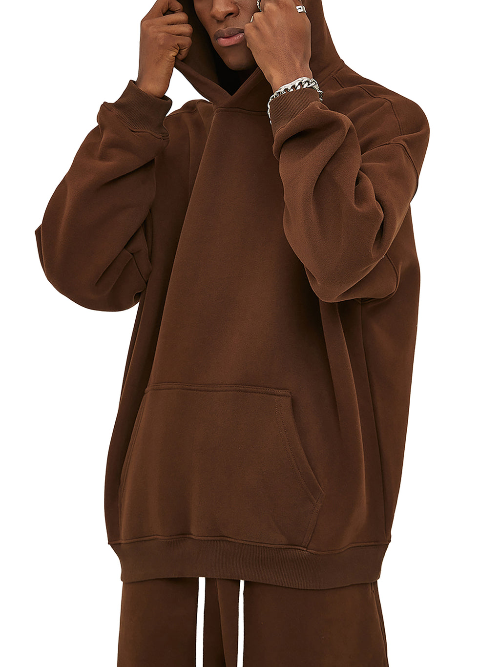 R3G10N Oversized Fleece Hoodie